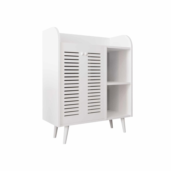 Hanah Home Magnetar - Gabinete de Bar de Café Blanco